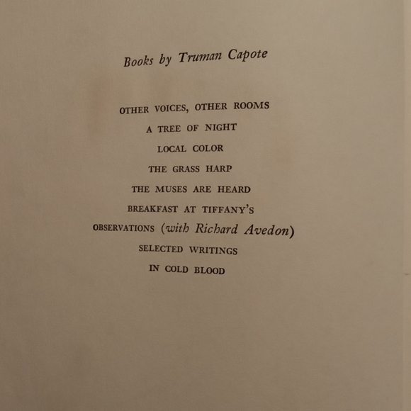 IN COLD BLOOD TRUMAN CAPOTE,FIRST EDITION - Picture 3 of 5